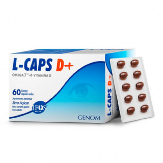 L-caps D+ Genom frasco com 60 cpsulas moles